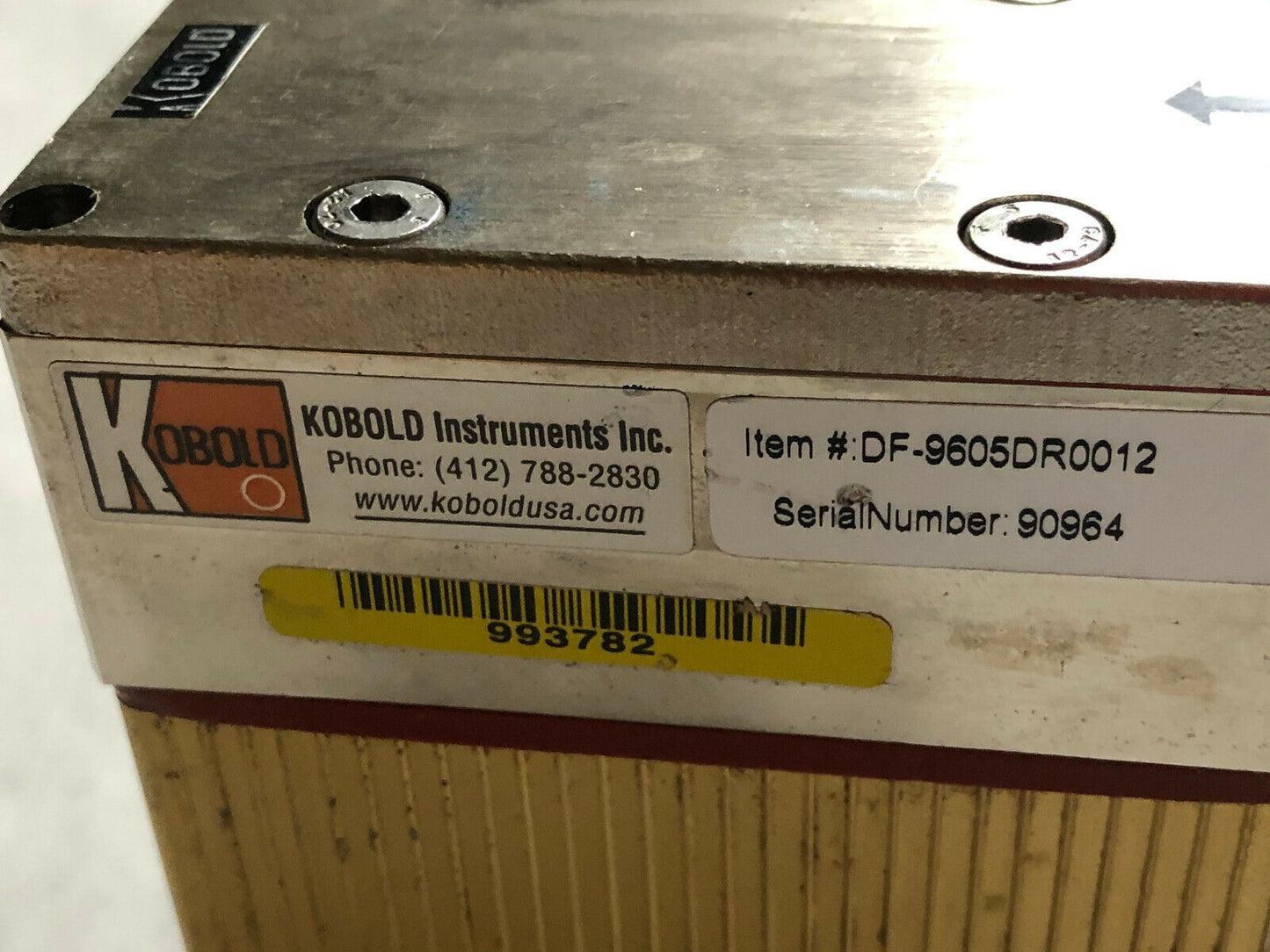 Kobold Df-Wma Paddle Wheel Flow Switch/Monitor,Dl,Di
