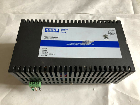 Rhino Ps24-300D (300W) ,48400003 Industrial Power Supply 24Vdc/12A,Ae