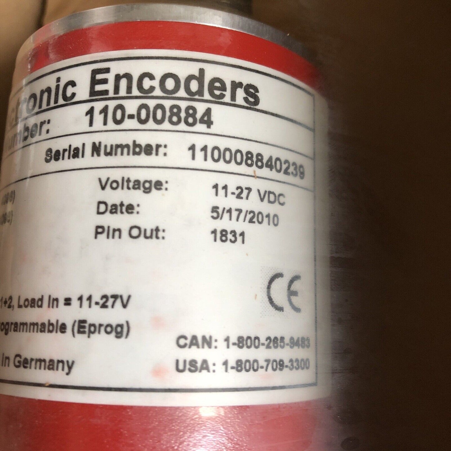 Tr Electronic Ce-65M,110-00884 Encoder Programmable Type,Be