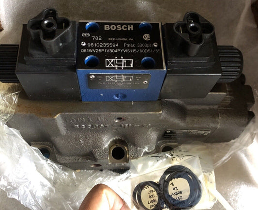 Rexroth Bosch 9810235594,081Wv25p1v304pyws115/60D51/55 Hydraulic Valve,3000,Dd
