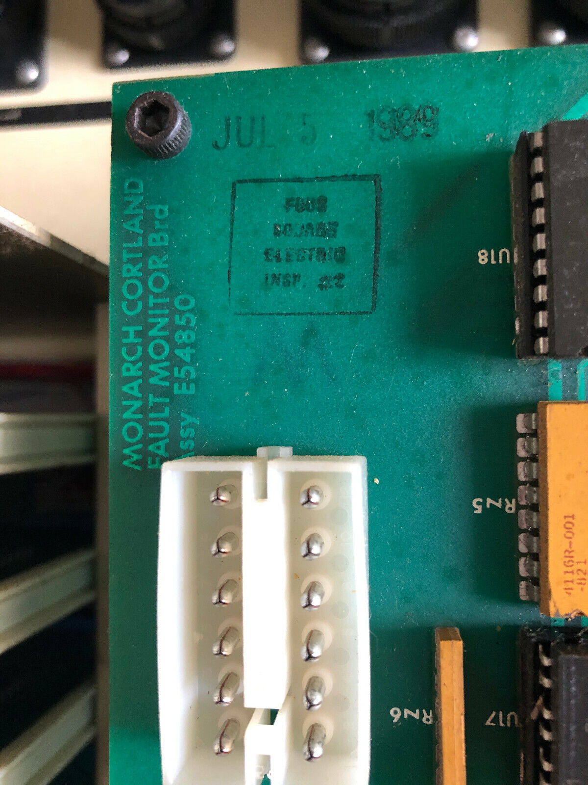 Monarch Cortland E54850,Monitor,E52675,100493,Hlm-20-10Z Interface Control,Fm