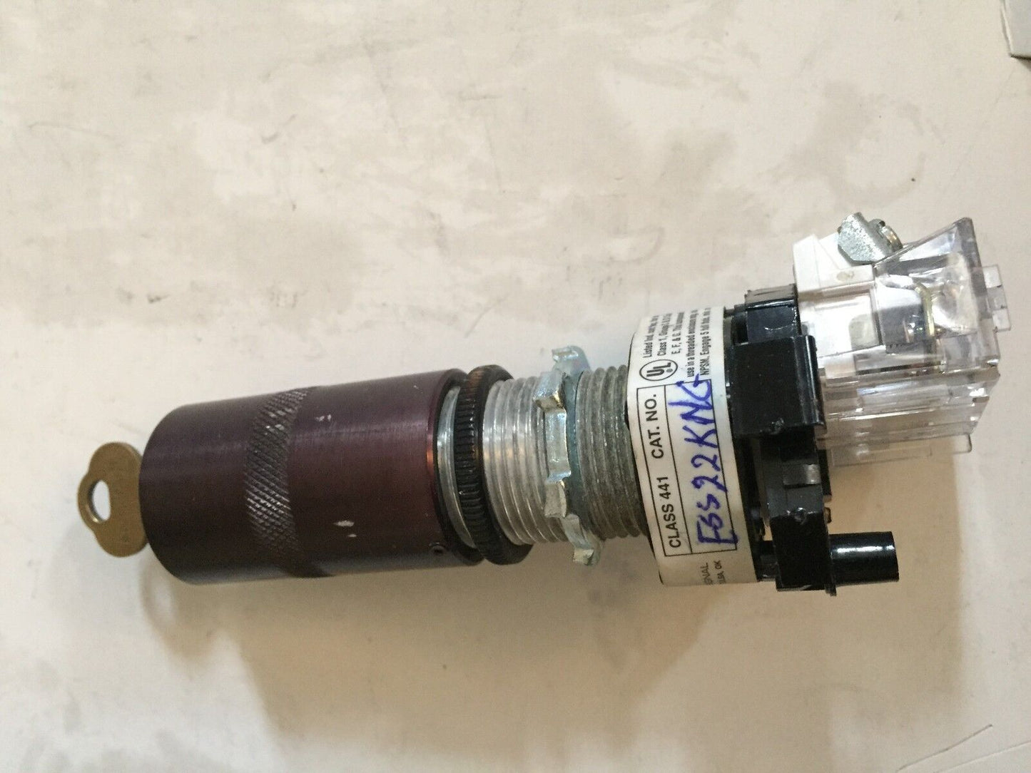 Gs 22Kng,Pb1a Selector Swicth Key 2Position Maintained,Class 441 Ess22kng,Dd