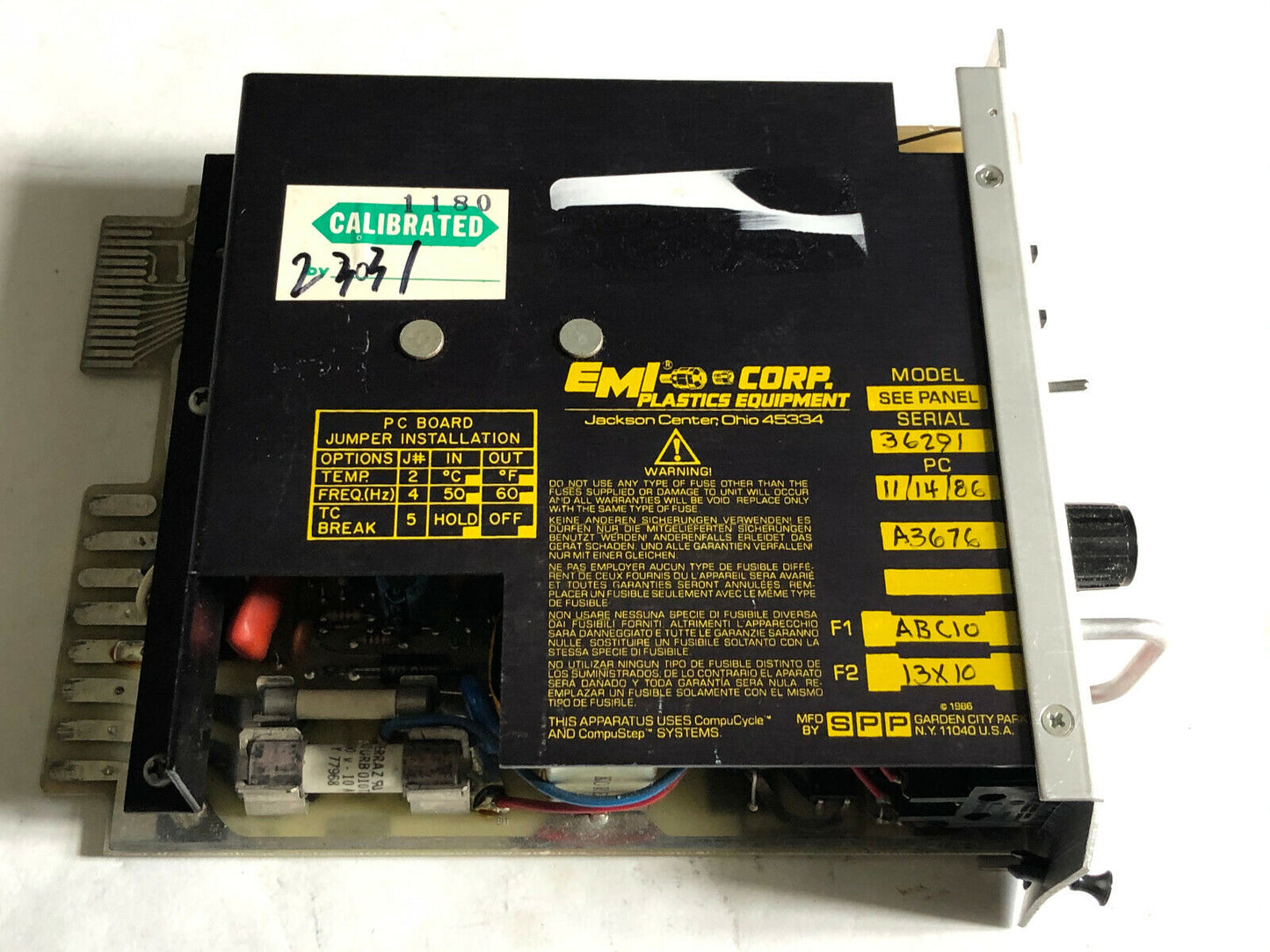 Emi Smp10e Temperature Control Microprocessor Controlled Spp 2400 W  ,Cf