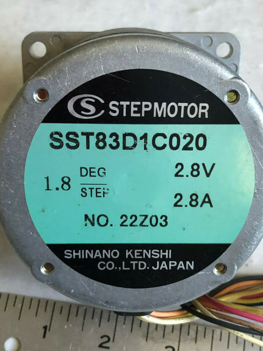 New Shinano Kenshi Sst83d1c020 Step Motor, No 22Z03 2.8V, 2.8A,Tf