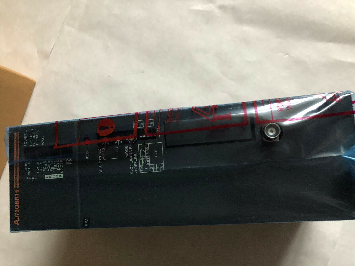 New Mitsubishi Aj72qbr15 Melsecnet/10 Remotecoax Melsec Programmable Plc,Ez