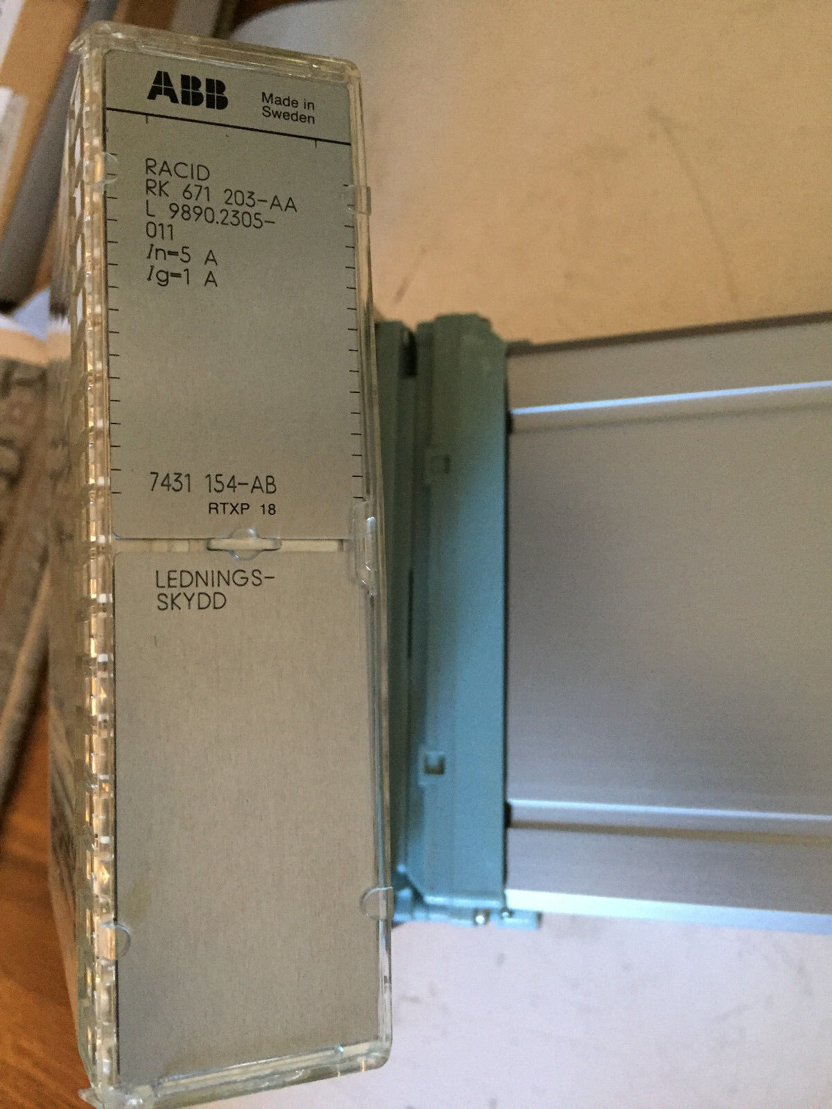 Abb Rk 671 003-Aa,Abb Racid Rk 671203Aa,Rk671003pb Overcurrent Protection,Bw