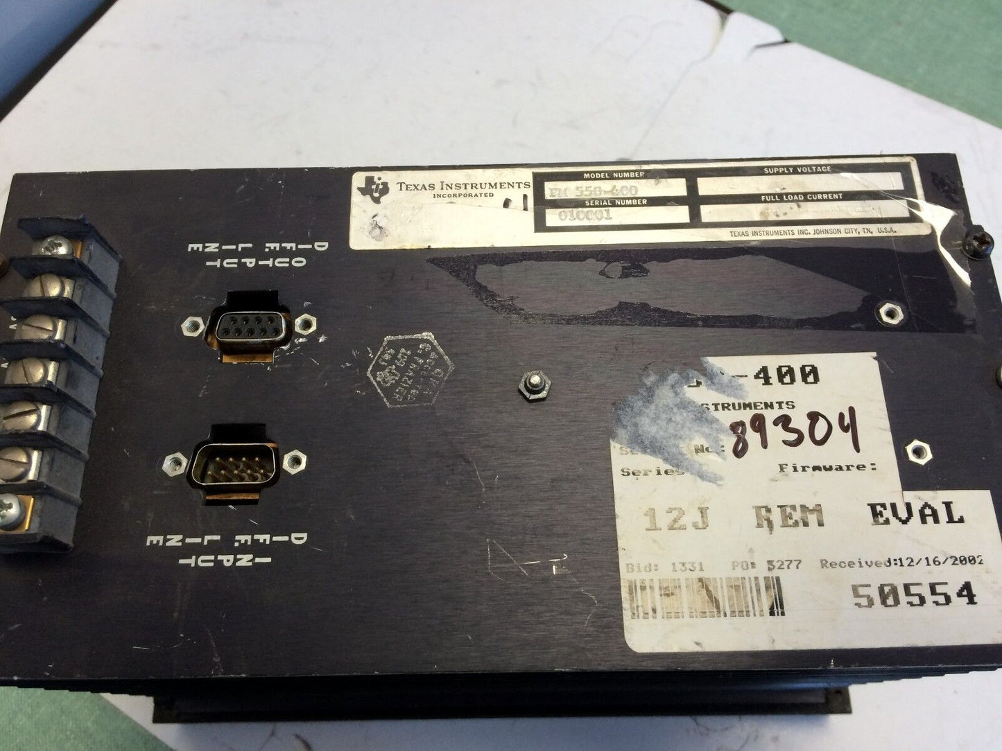 Texas Instruments  Pm 550-400,Texas Pm 550 400,Cf,Cl
