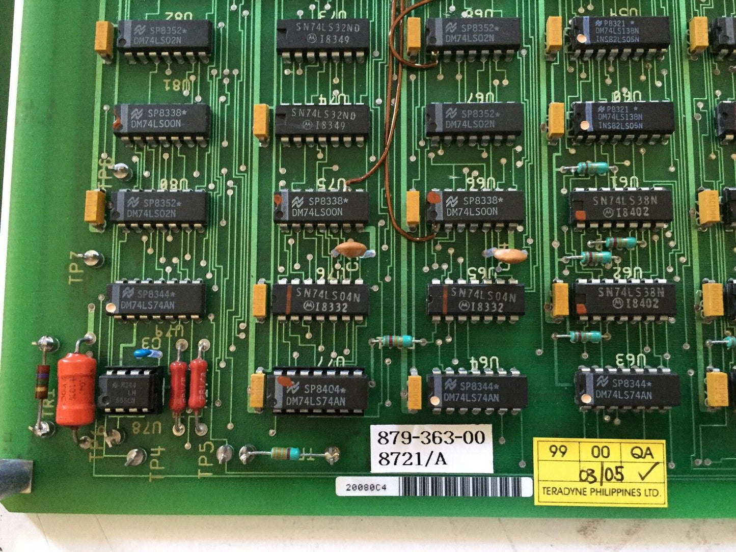 Teradyne Ad363,879-363-00,8721/A,Ad502 A Controller Circuit Board,Be