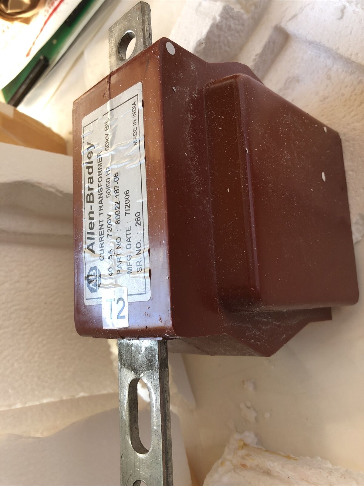 New Allen Bradley 80022-187-06 Current Transformer 40: 5A 7200V 60Kv,Dh
