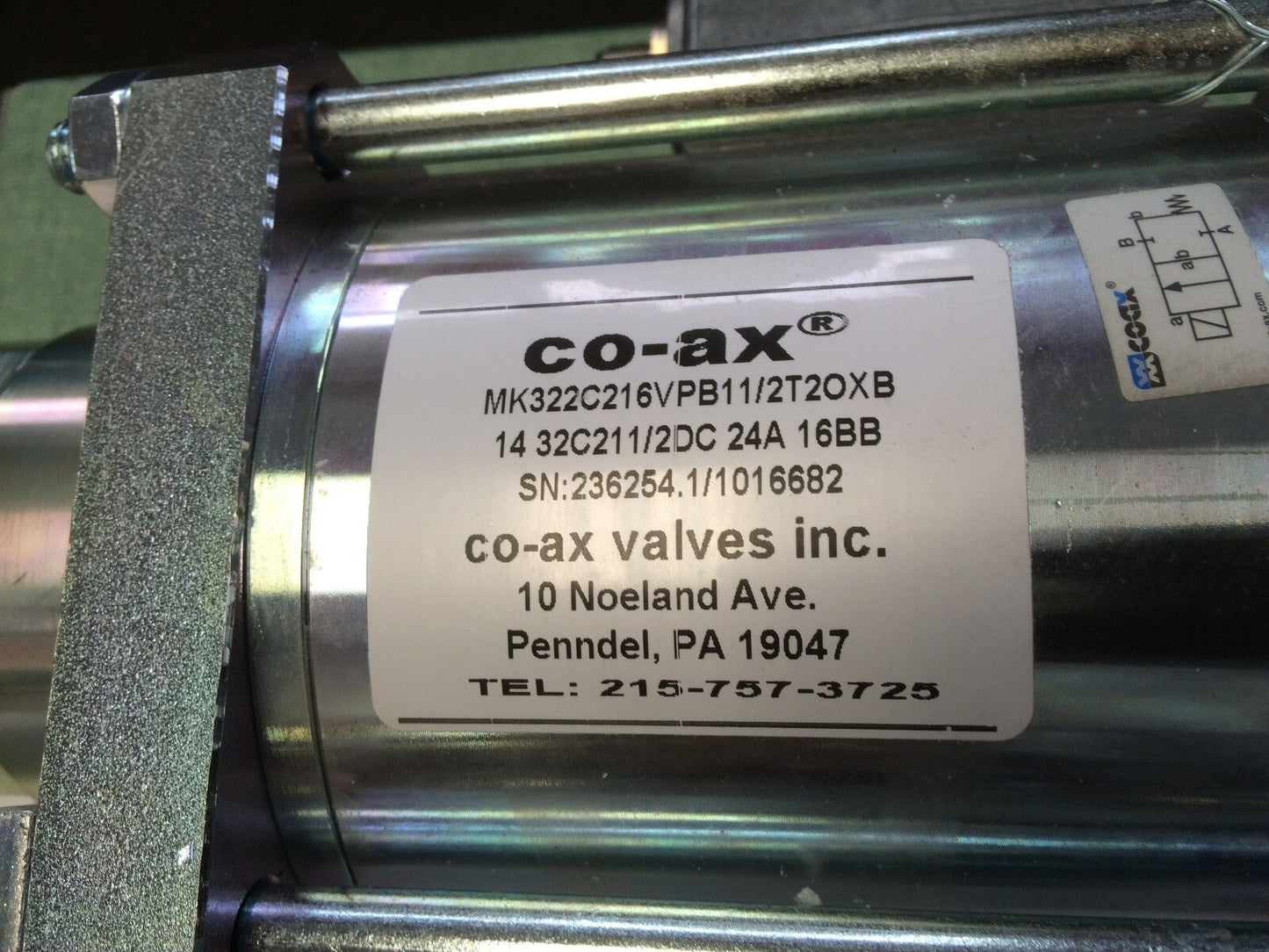 Co-Ax Mk 32 Nc Emulsion Solenoid Valve,1-1/2" Npt,Mk322c216vpb11/2T2oxb,Bq
