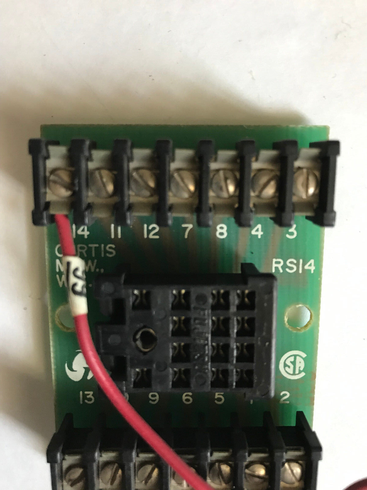 Curtis Milw Wis Rs14 Rsi4 Introl Design Robotic Servo Circuit Board 305-3A,St