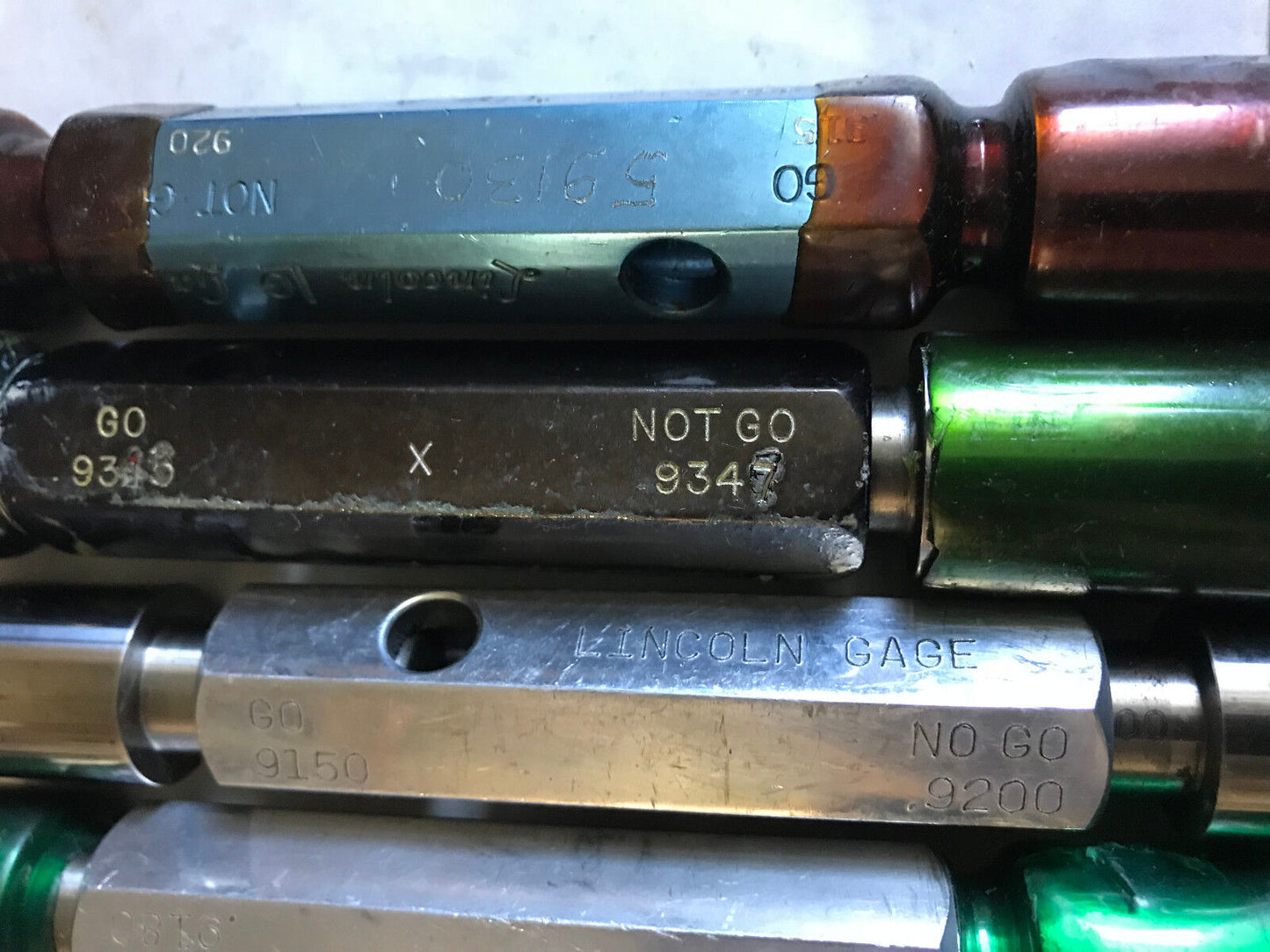 Lot Plug Gage Go Nogo Van Keuren .9000,9050,9150,9200,9160,9180,9347,915,920,Es