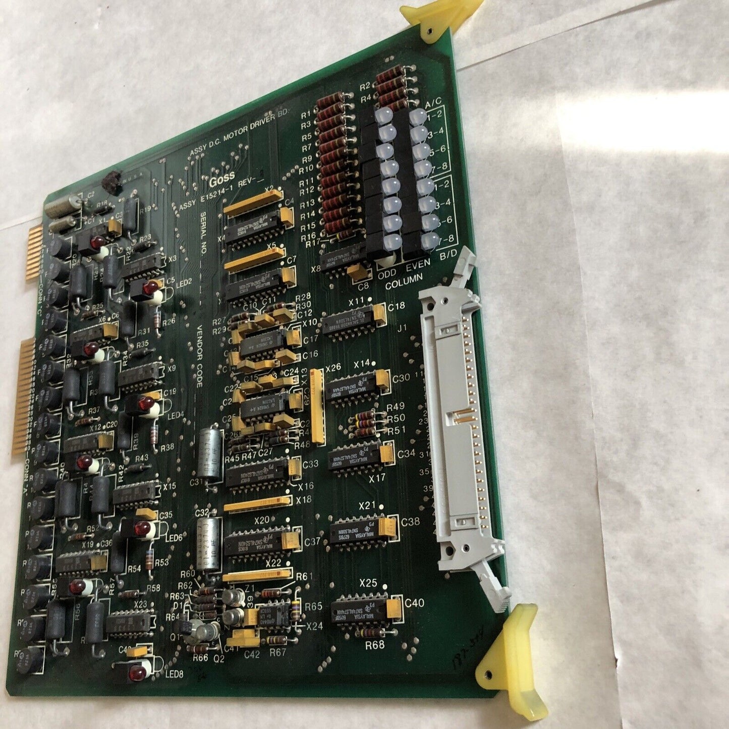 Rockwell E15214-1 Goss, E15213-2,D.C. Motor Drive Board Dc E152141,Ec,Eb
