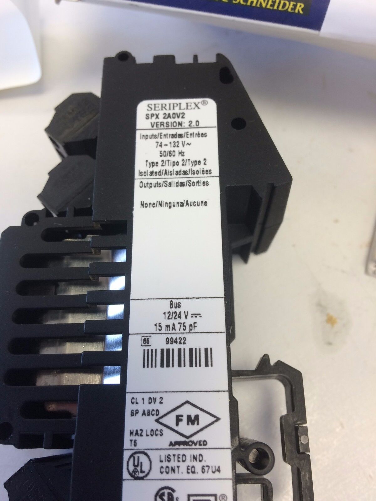 New Square D Seriplex Spx 2A0v2  I/O Module 87766,Cr
