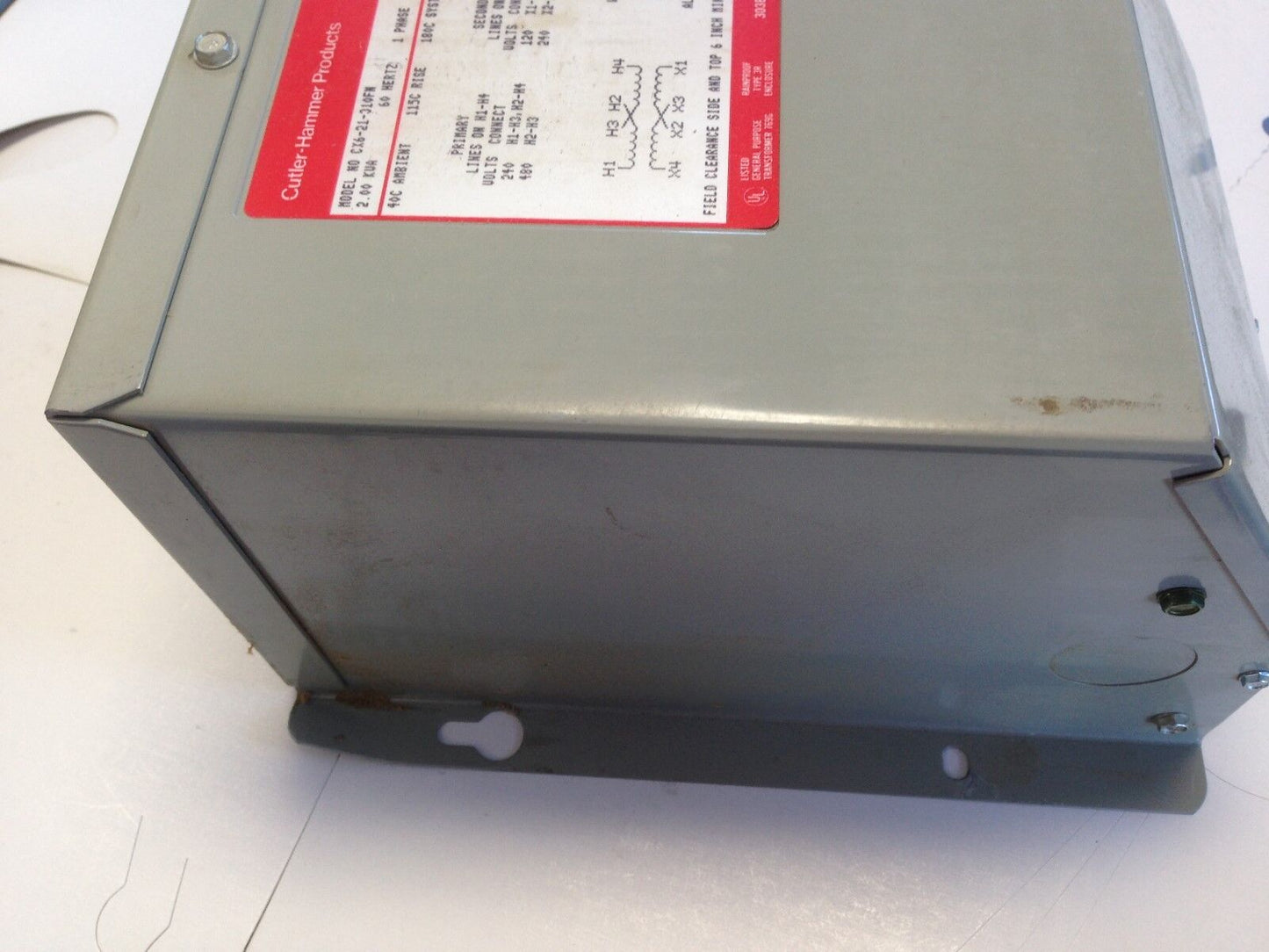 New Cutler Hammer Cx6-21-310Fn 2Kva 240X480v Pri 120/240V  Transformer,Eg