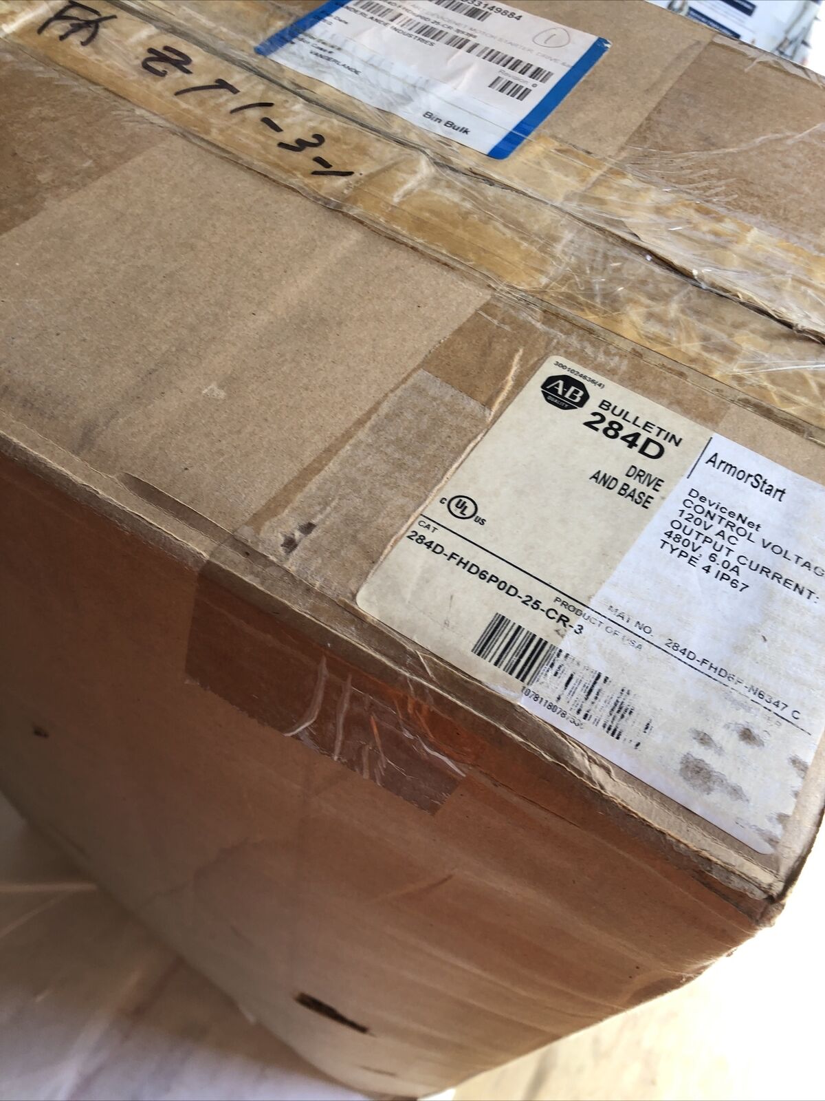 New Allen Bradley 284D-Fhd6p0d-25-Cr-3 Drive,280D-Fn-25-C,Armorstart 6Amp,Fa