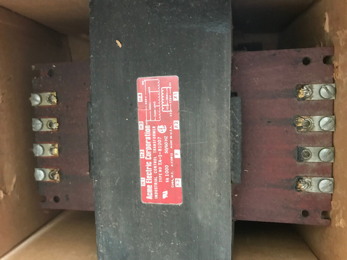 New Acme Ta-1-81007 Acme 1000Va Transformer ,Aa