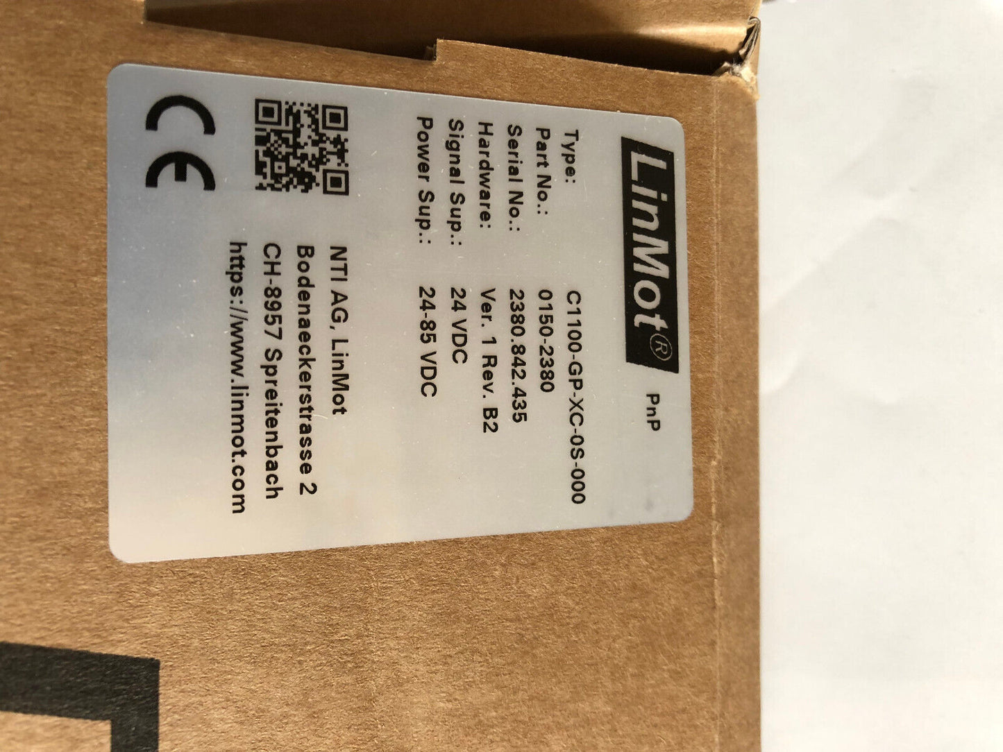 New Linmot C1100-Gp-Xc-0S-000 Servo Drive,C1100,Linmot 0150-2380,2084.842.435,Cu