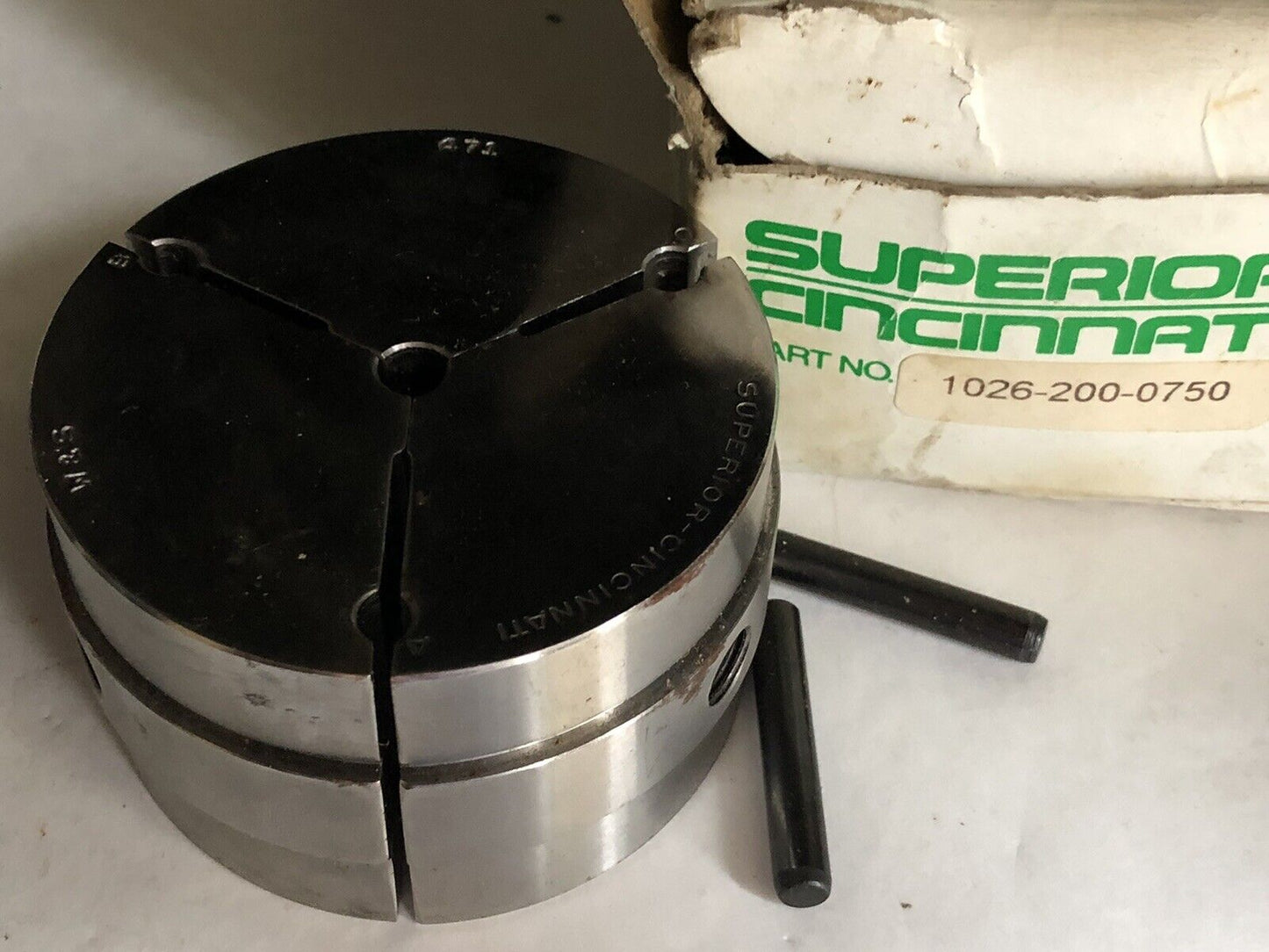 Superior Cincinnati 1026-2000750 S-Style,Turret Lathe Collet Pad .471,W&S 471,Tk