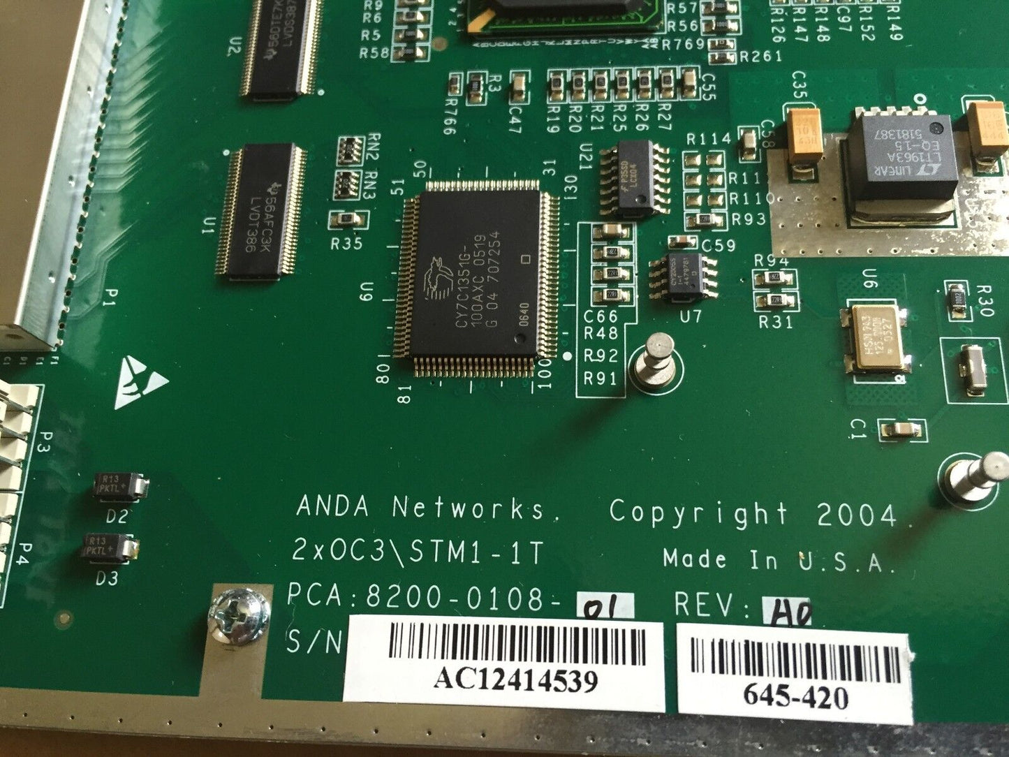 New Anda 2Xoc3/Stm1-1T,Pca 8200-0118-01 Networks Logical Trunk Ee4000 645420,Cr