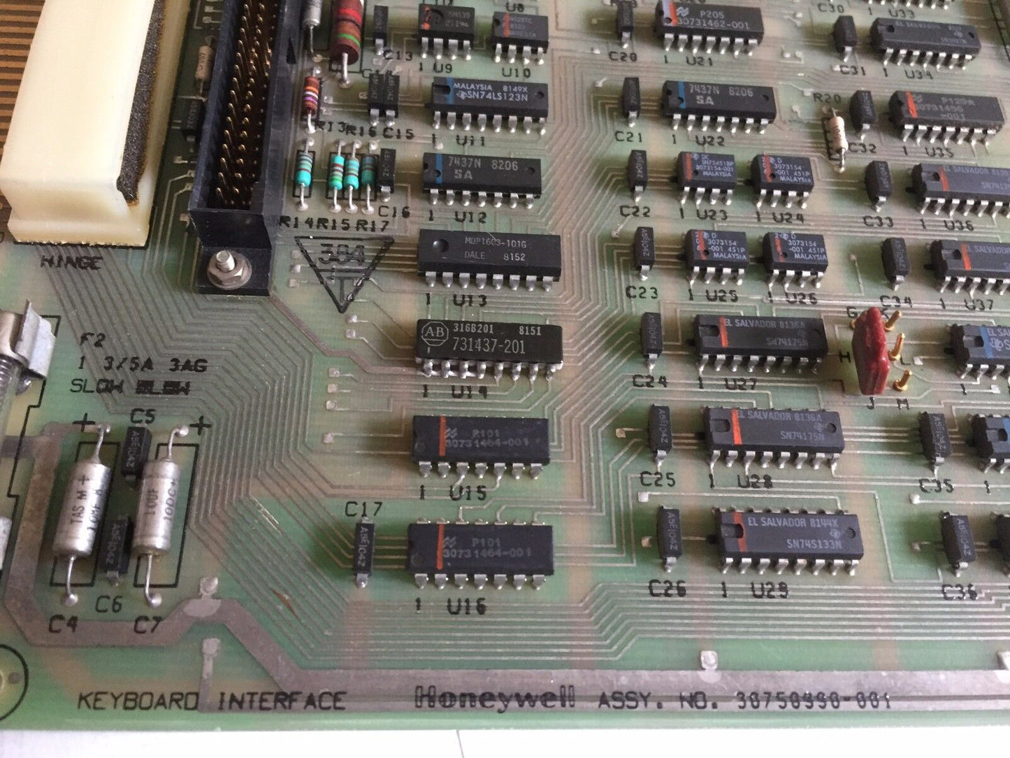 Honeywell 30750990-001,30750330 Yamatake Honeywell Keyboard Interface,Bx
