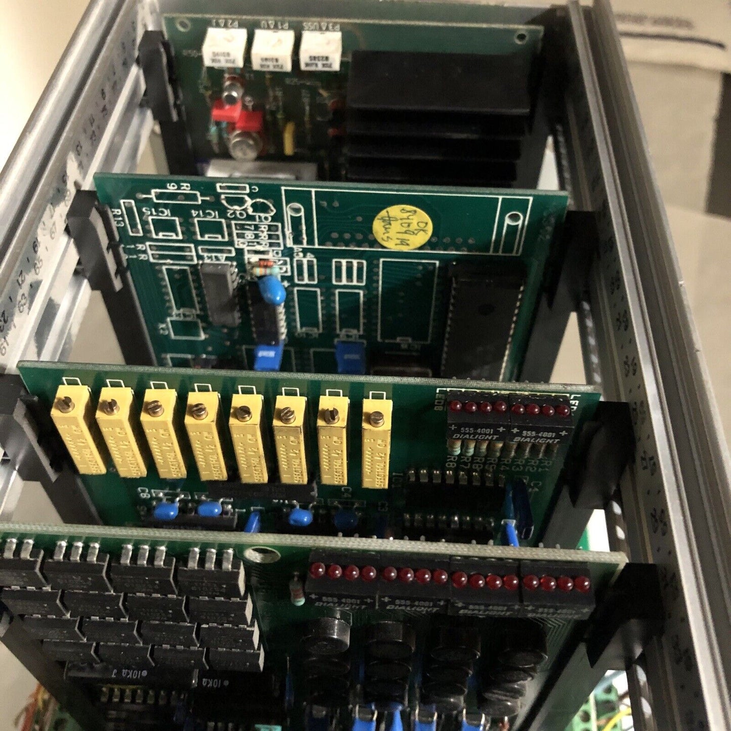 Indel Backplane & Rack,Ics 354, 434A,8Xtc/44D,16Xpa,1Cs02,Ksu5 Plc Controller,Fj
