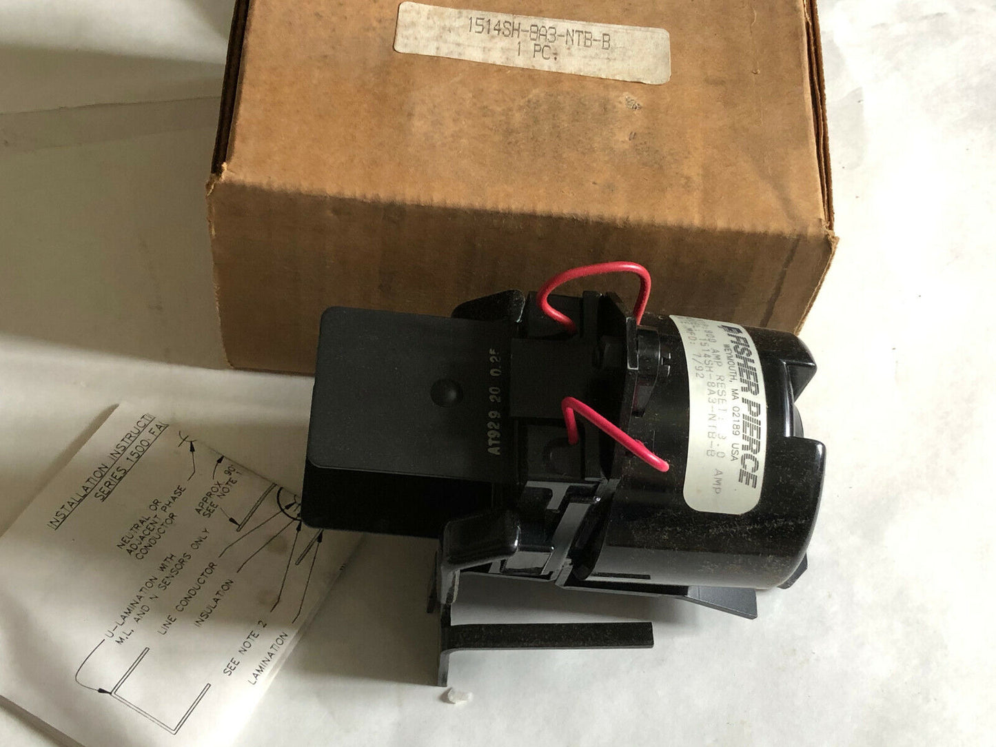 New Fisher Pierce Fault Indicator 800Amp Trip 3Amp Reset 1514Sh-8A3-Ntb-B,Aa