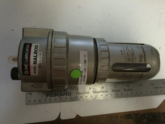 New 1" Npt Smc Nal600 10 Regulator Air Filter Lubricator (Bend Bottom Cover),Dj