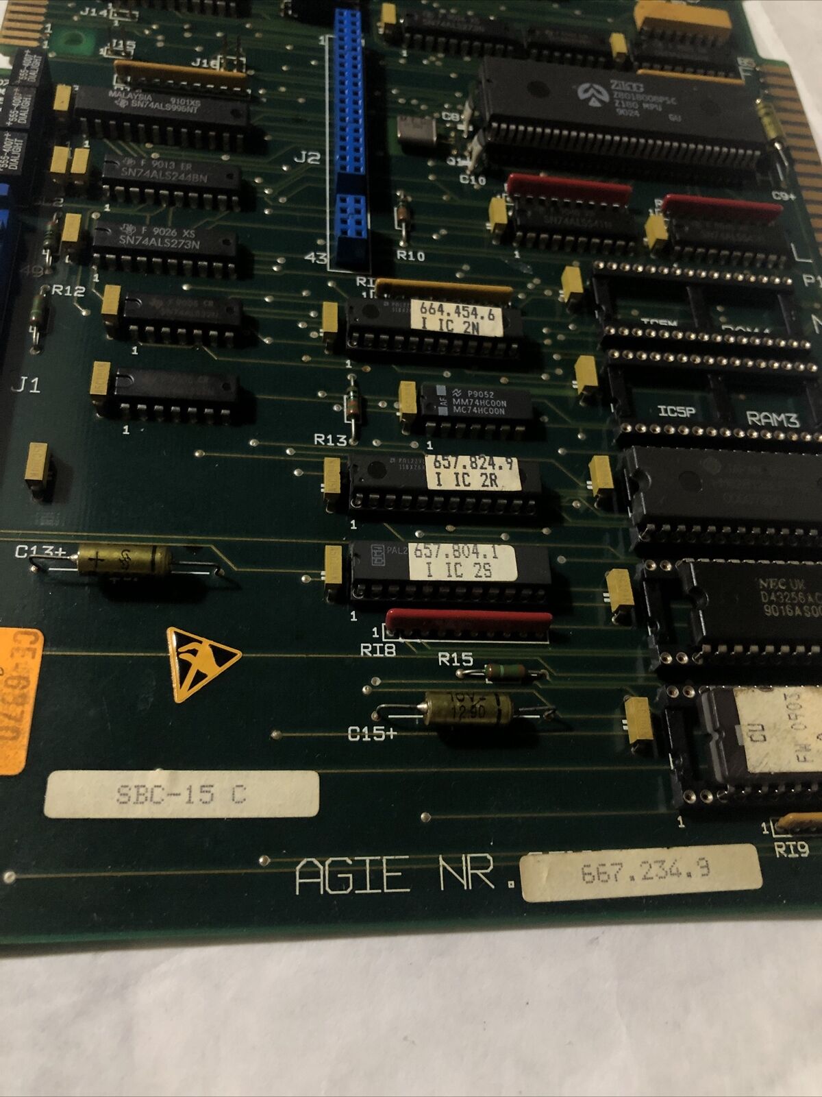 Agie 667.234.9, Sbc-15 C   Pcb Card Circuit,Bl