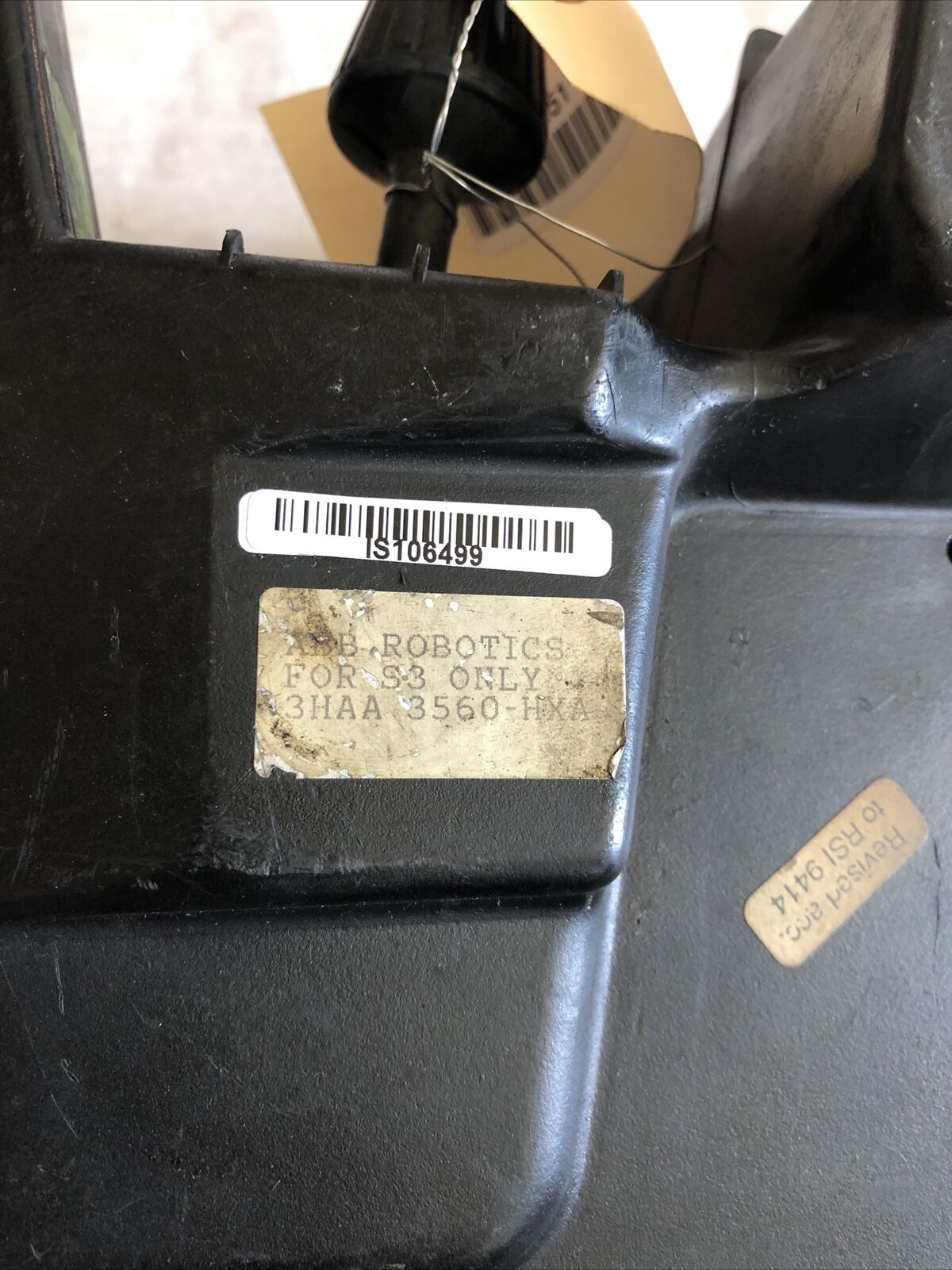 Abb Robitics 3Haa 3560-Hxa,Irb 6000-1440,Rsi 9414 Teaach Pendant,Bi,Bh