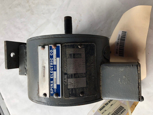 Spina 22803,Mtr00616-1, Spina Mtr00616-2,Peelle 033026 Cam Motor,220Vac,3Ph,Eg