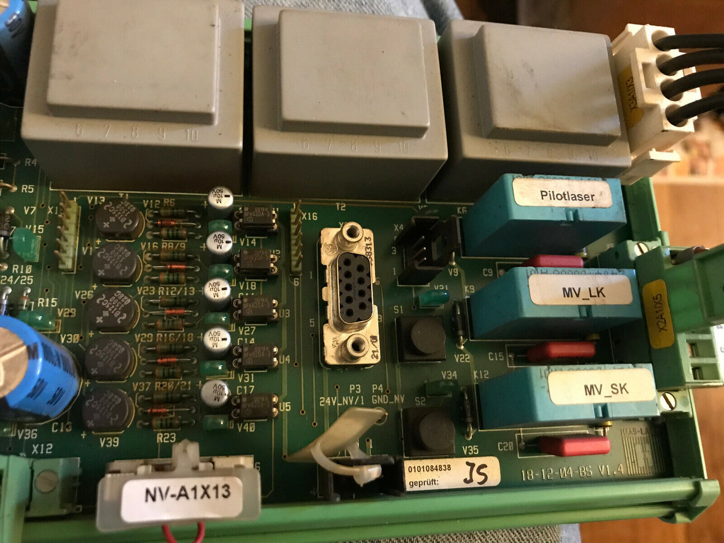 Haas Laser 18-12-04-Bs V1.4  Laser Control Circuit Board,Hass 18-12-04-Bs,Sr