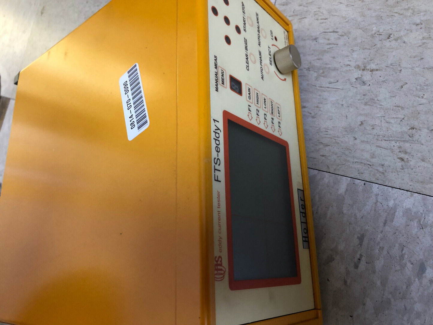 Fts  Fts-Eddy1 Eddy Current Digital Tester,200Vac-Input 20110031 Holder,Bv,Df