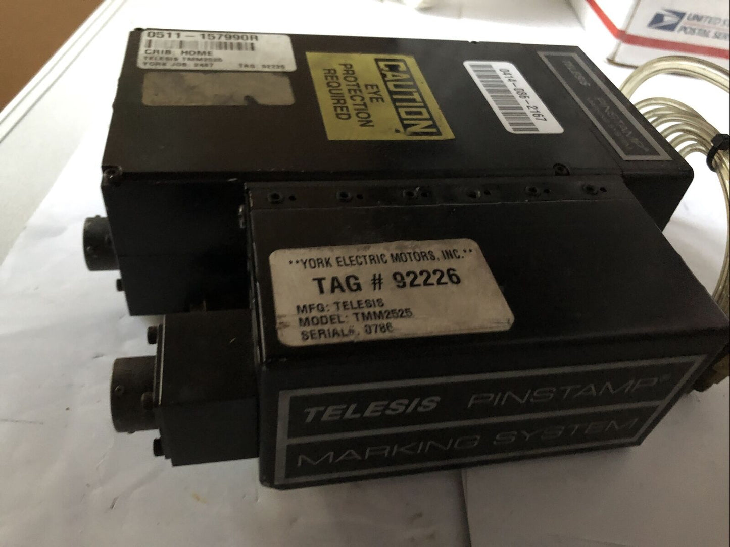 Telesis Tmm 2525,0511-157990R,Telesis 92226 Pinstamp Marking System,Fj
