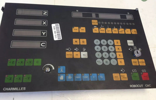 Charmilles Robocut Cnc Operator Panel Charmilles 811036 C,814086,853478 A,Fk