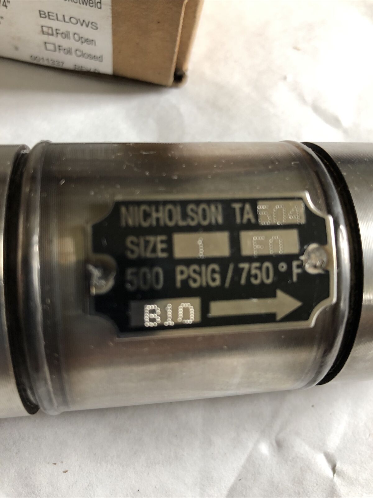 New 1” Nicholson Ta504 1” Npt B10 Steam Trap Valve,Bm