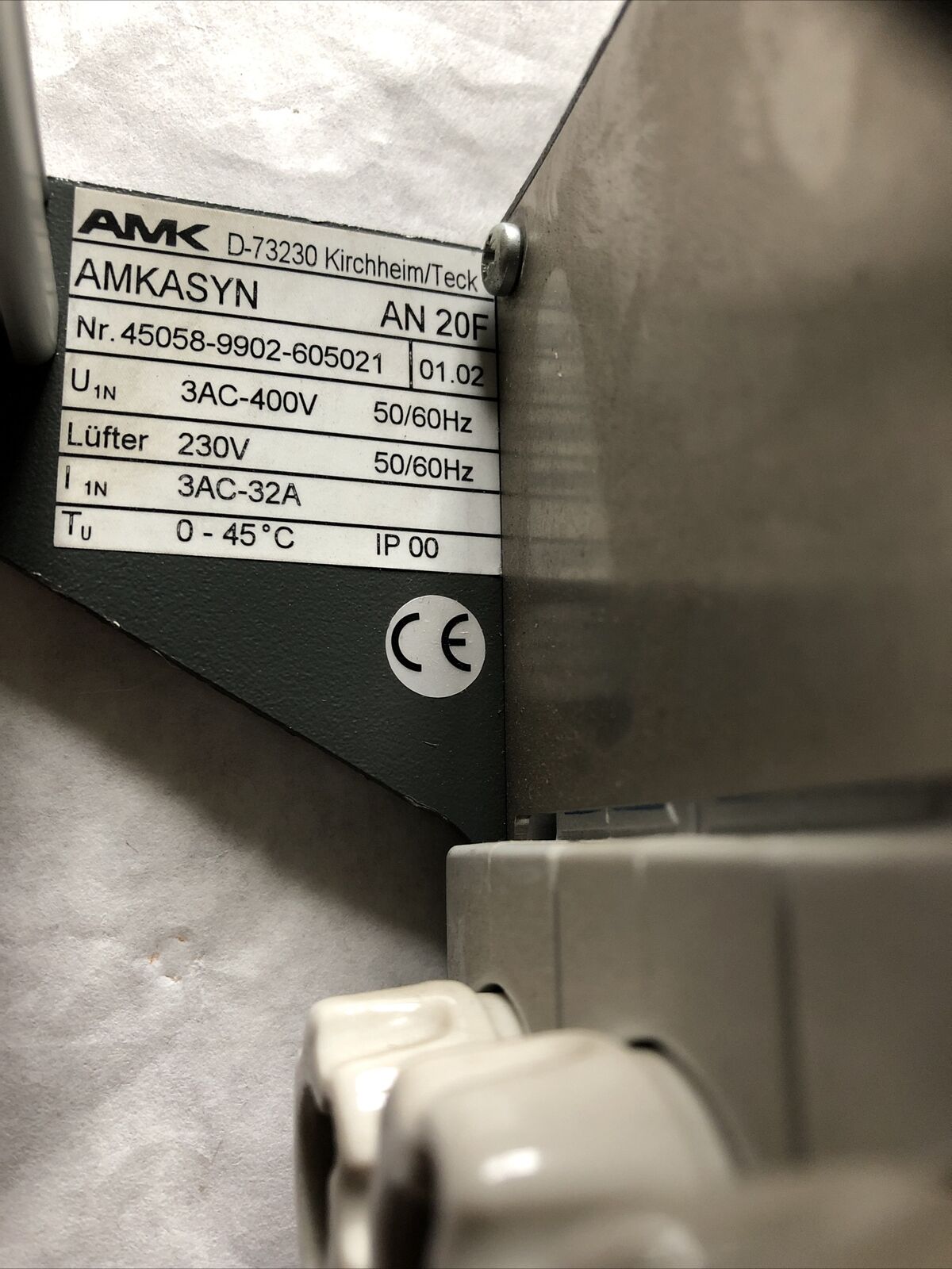 Amk 45058-9902-605021,An20f,Amkasyn An20f Power Supply 3Ph 400Vac 32Amp,Bo