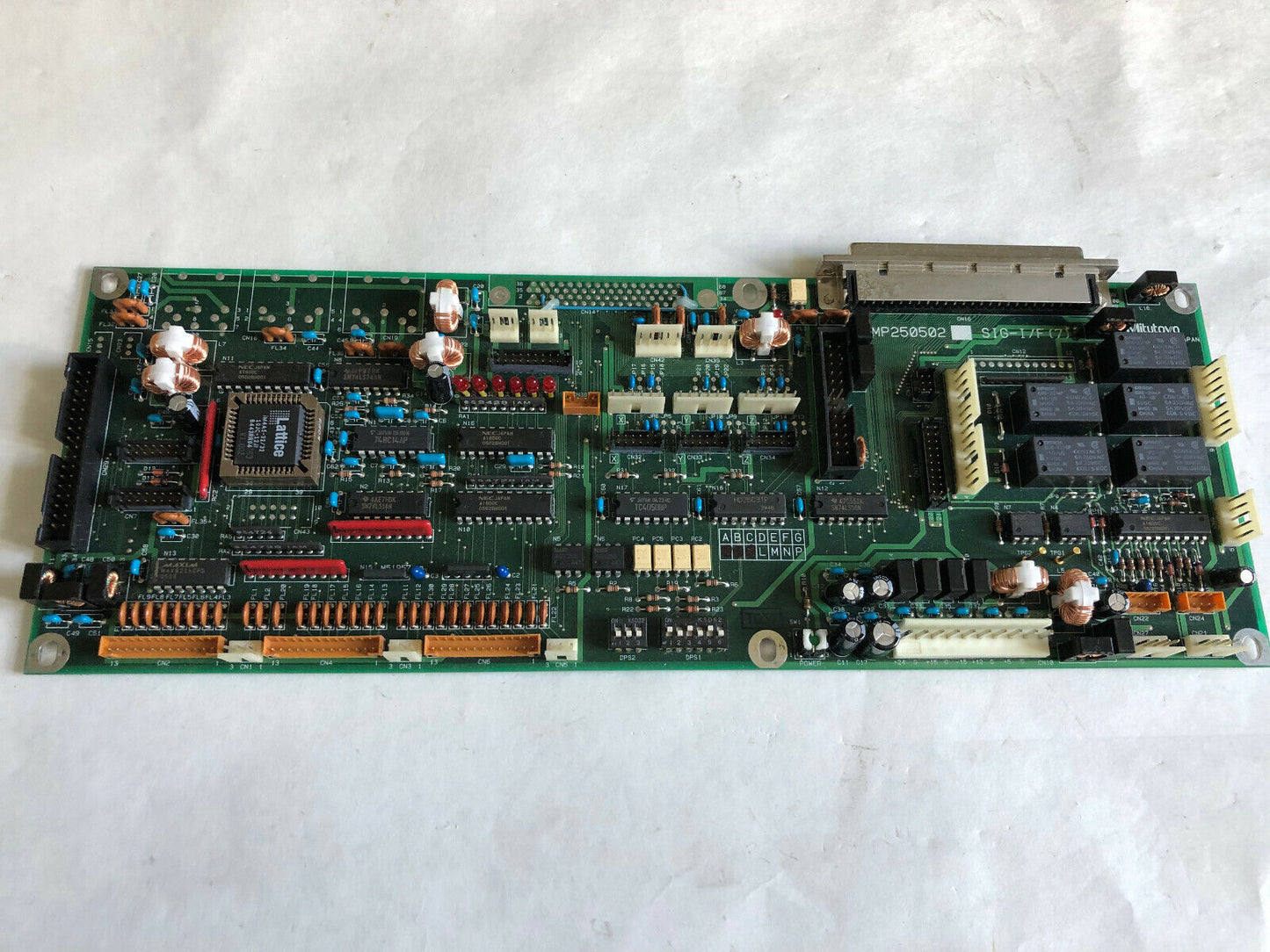 Mitutoyo Mp250502 Sig-I/F(7) 02Aps240 Pcb Card, Circuit Board,De
