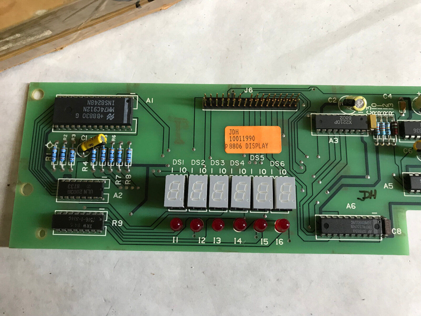 Toledo Scale Jdh 10011990,Ii663900a,A116640ooa Display Board 11663900A P8806,Eo