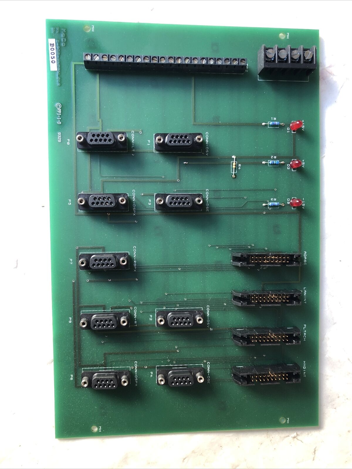 New Meco I/O Pcb Card Circuit Board E-Pcb-Intpnl01a  Ppi-1-0,9329,Fg