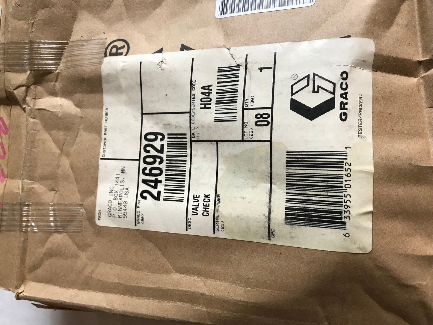 New Graco 15C823 Fitting Ball Check Valve,1-1/4" Npt,Wrp 5000 Psi H04a 246929,Sb