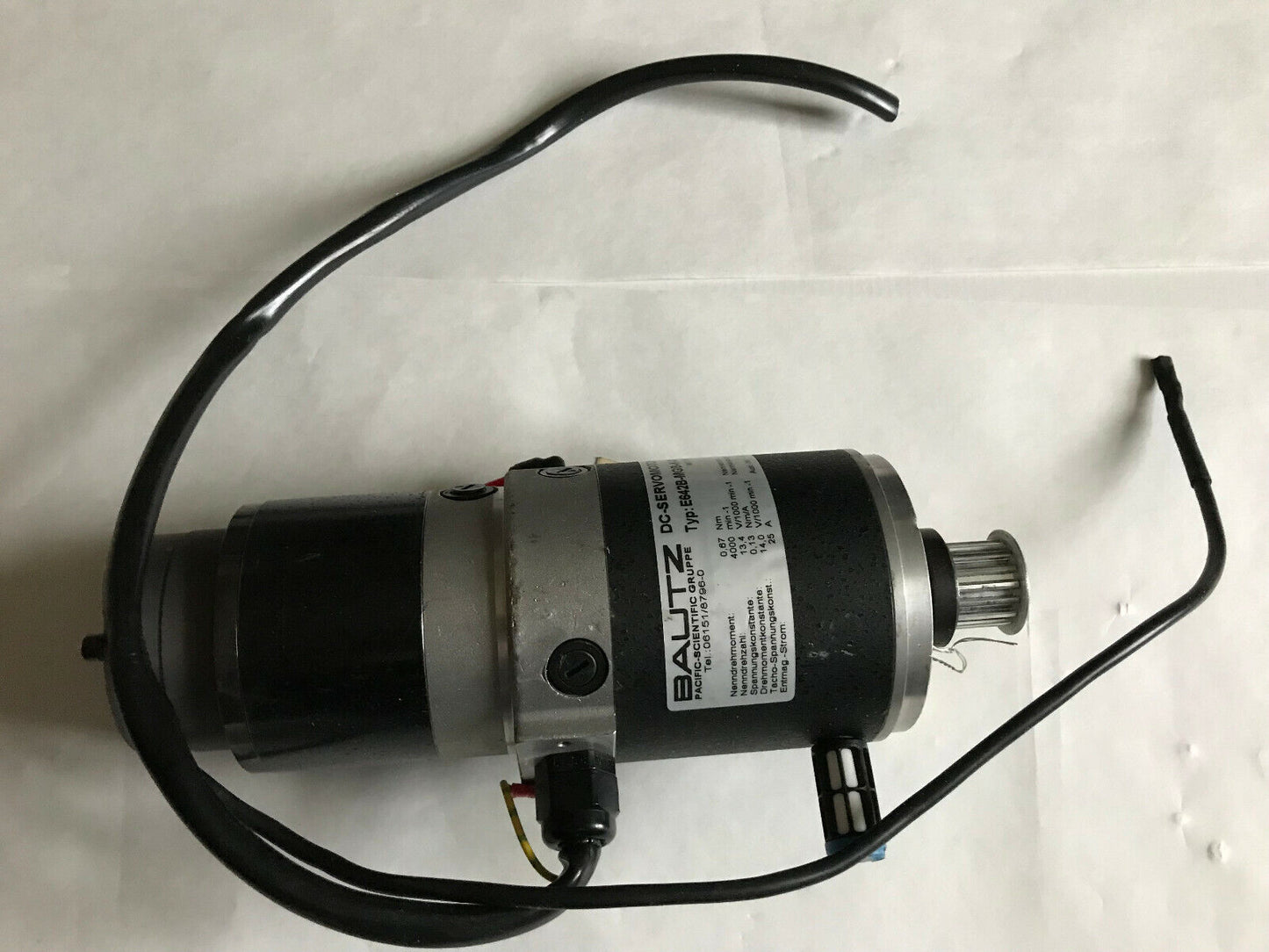 Bautz E642b-Mgb-K-0100-0 Dc-Servomotor,Welle B-Seite Gek, Dc Servomotor,Ac