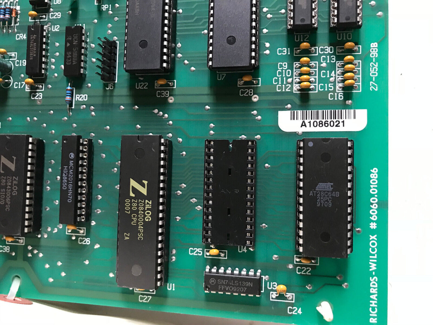 Richards-Wilcox 6060.01086 Cpu I/O Card Assembly #6060.01086,27-052-98B,Ah