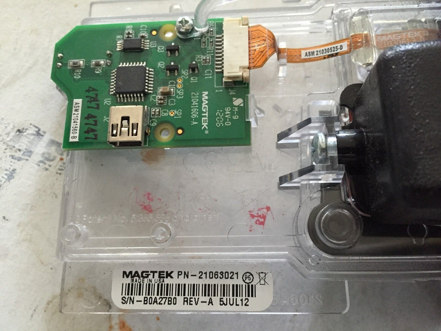 New Magtek 21063021,Pn-21063021,21041606-A Card Reader,Bz