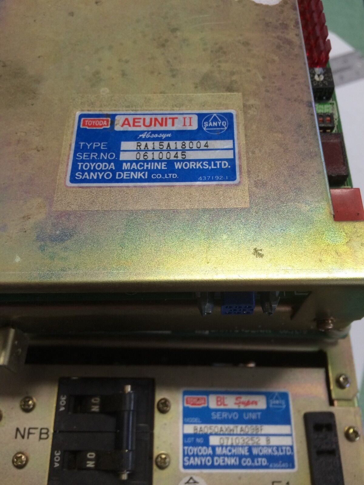 Sanyo Denki Ba050axwta09bf Bl-Super Servo Unit,R-Work,Toyota Ra15a18004,Bg