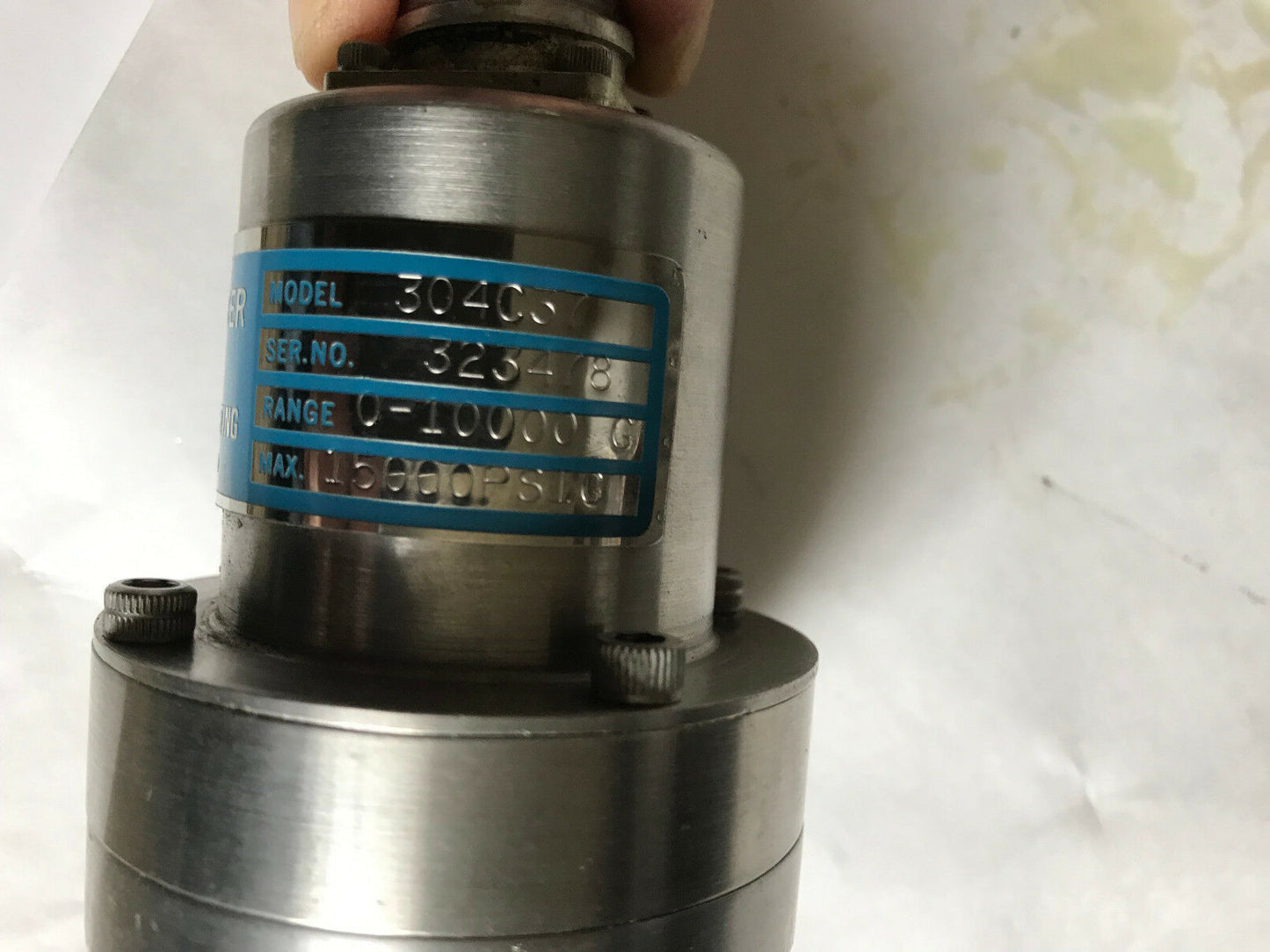 New Advanced Technology & Testing 304C37 Pressure Transducer. 0-10000Psi,Sc