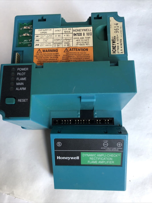 Honeywell Burner Control Rm7838 B 1013, R7847 B 1031,St7800 A 1070,Fc