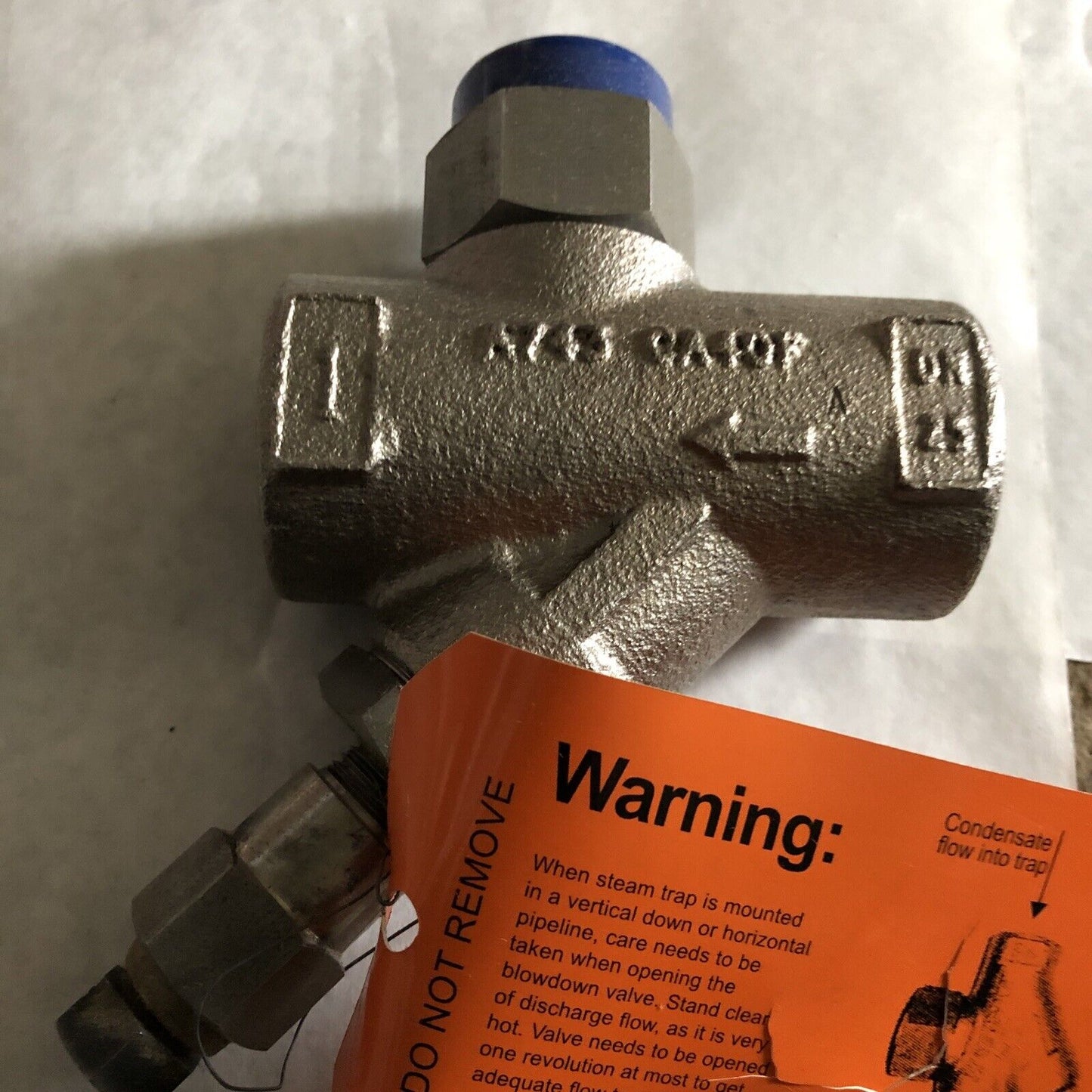 Spirax Sarco Td42l  L16 W/ Blowdown Valve Thermodynamic 1” Steel Steam Trap,Bg
