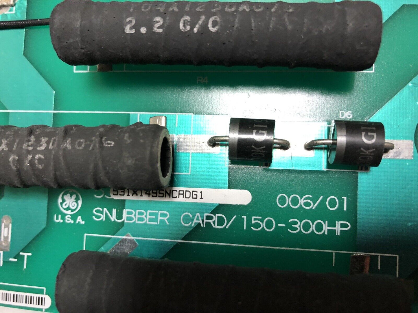 New General Electric Ge Snubber 150-300Hp Snubber Card 531X149sncadg1,006/01,Ey