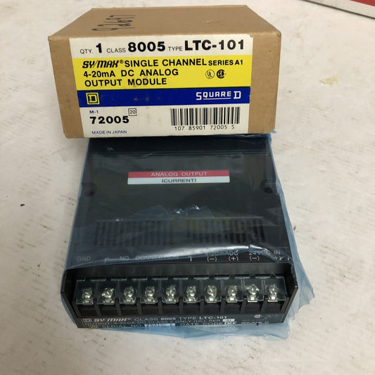 New Square D Ltc-101 Class 8005 Sy/Max Output Module Analog 4-20Ma 1Point,Cv